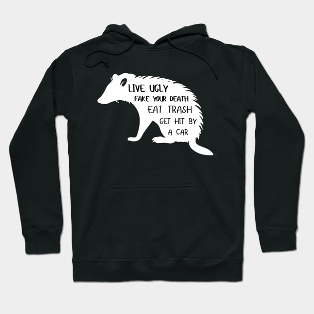 OPOSSUM QUOTES Hoodie by Magnificent Butterfly